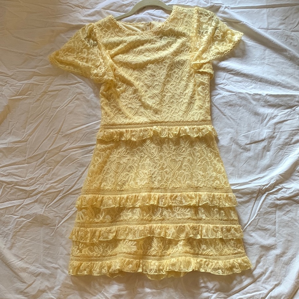 Yellow Lace Dress